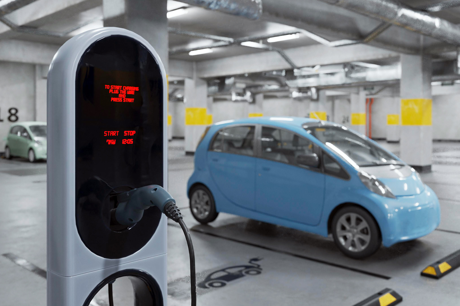 INSTALACIÓN CARGADORES COCHES ELÉCTRICOS en parquings comunitarios